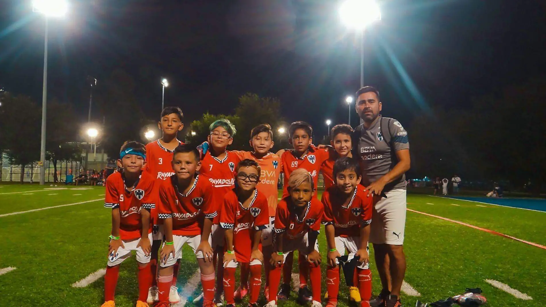 La academia de Rayados HL se encuentra participando en la Copa Rayados en la ciudad de Monterrey